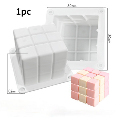 Mitme stiiliga mulliküünlad silikoonvorm 3D aroomiteraapia kipsküünal Käsitsi valmistatud küpsetusšokolaadi magustoidu koogivormi tööriistad