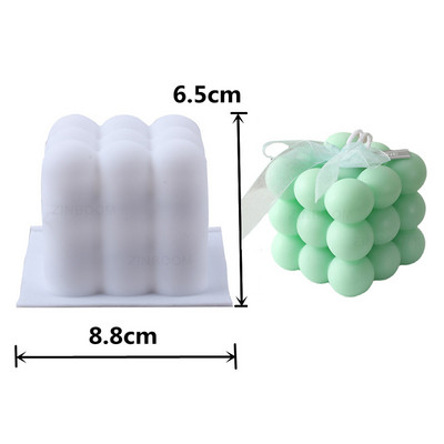 Mitme stiiliga mulliküünlad silikoonvorm 3D aroomiteraapia kipsküünal Käsitsi valmistatud küpsetusšokolaadi magustoidu koogivormi tööriistad