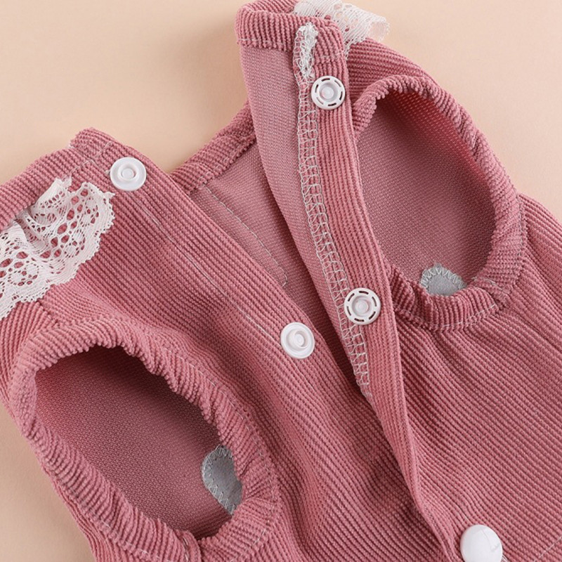 Mājdzīvnieku suņu kleita Apģērbi Mājdzīvnieku kleita ar apaļu kaklu Apburoša, mīksta, ērti svārki, režģu savienošana, lolojumdzīvnieku piederumi bez piedurknēm