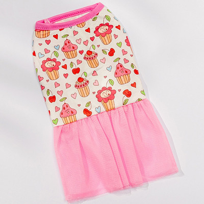 Κουτάβι καλοκαιρινά ρούχα Φόρεμα για σκύλους Φούστα για κατοικίδια Τσιουάουα Γαλλικό μπουλντόγκ Πριγκίπισσα Φόρεμα σκυλιών Ρούχα για μικρά σκυλιά Είδη κατοικίδιων ζώων