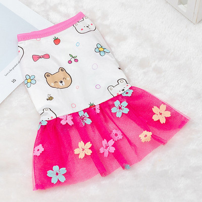 Κουτάβι καλοκαιρινά ρούχα Φόρεμα για σκύλους Φούστα για κατοικίδια Τσιουάουα Γαλλικό μπουλντόγκ Πριγκίπισσα Φόρεμα σκυλιών Ρούχα για μικρά σκυλιά Είδη κατοικίδιων ζώων