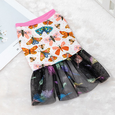 Κουτάβι καλοκαιρινά ρούχα Φόρεμα για σκύλους Φούστα για κατοικίδια Τσιουάουα Γαλλικό μπουλντόγκ Πριγκίπισσα Φόρεμα σκυλιών Ρούχα για μικρά σκυλιά Είδη κατοικίδιων ζώων