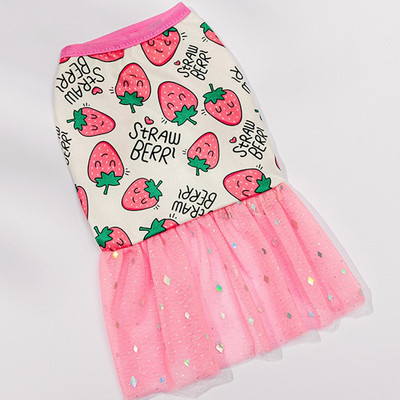 Κουτάβι καλοκαιρινά ρούχα Φόρεμα για σκύλους Φούστα για κατοικίδια Τσιουάουα Γαλλικό μπουλντόγκ Πριγκίπισσα Φόρεμα σκυλιών Ρούχα για μικρά σκυλιά Είδη κατοικίδιων ζώων