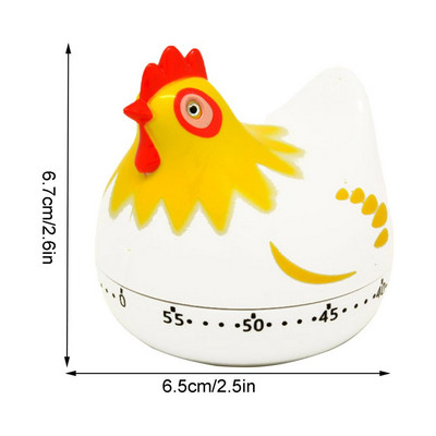 Manuālais virtuves taimeris Skaļš modinātājs Gatavošanas taimeri Atgādinājums Pulkstenis Atpakaļskaitīšanas taimeris Virtuves rīki Vistas gatavošana Modinātājpulksteņi