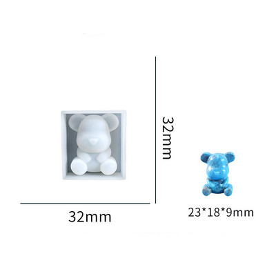 3D stereokaru silikoonvorm DIY loomakujuline küünlavorm kipsseebiküünla valmistamise tarvikud käsitsi valmistatud šokolaadikoogi kaunistus