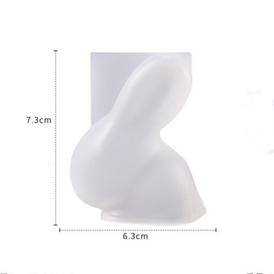 3D stereokaru silikoonvorm DIY loomakujuline küünlavorm kipsseebiküünla valmistamise tarvikud käsitsi valmistatud šokolaadikoogi kaunistus