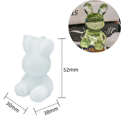 3D stereokaru silikoonvorm DIY loomakujuline küünlavorm kipsseebiküünla valmistamise tarvikud käsitsi valmistatud šokolaadikoogi kaunistus