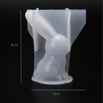 3D stereokaru silikoonvorm DIY loomakujuline küünlavorm kipsseebiküünla valmistamise tarvikud käsitsi valmistatud šokolaadikoogi kaunistus