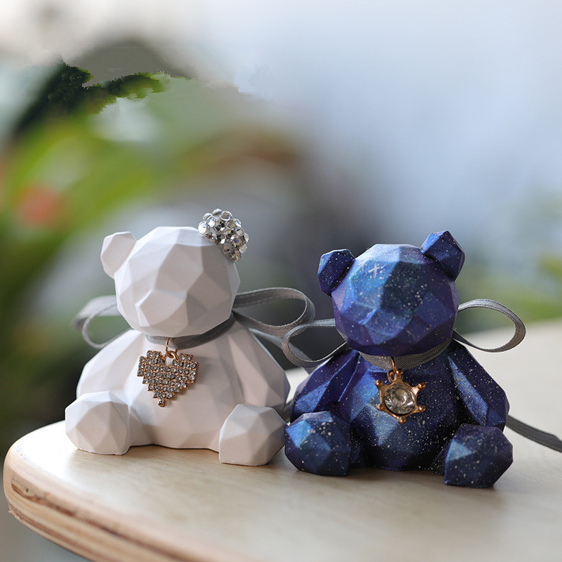 3D stereokaru silikoonvorm DIY loomakujuline küünlavorm kipsseebiküünla valmistamise tarvikud käsitsi valmistatud šokolaadikoogi kaunistus