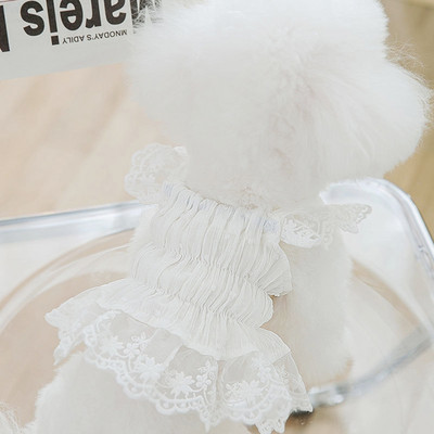 Pavasara un vasaras suņu kleita maziem suņiem Jauka svaiga kucēna doba kleita suņu apģērbi kaķu mājdzīvnieku ziedu svārki Čivavas mājdzīvnieku suņa veste