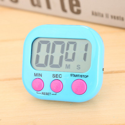 Digitālais taimeris Taimeris Modinātājs Atpakaļskaitīšana Elektroniskais taimeris Liels LCD displejs Ēdienu gatavošana Cepšana Pamatnes statīvs Sporta spēles Pulkstenis