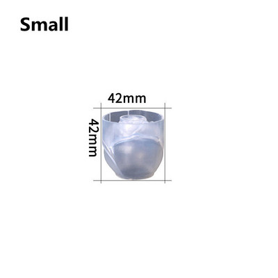 Toidukvaliteediga roosilillede silikoonvorm DIY käsitsi valmistatud aroomiteraapia küünlavorm savivaigust krohvivorm jääkuubik šokolaadikoogivorm