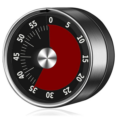 Virtuves taimeris Magnētiskais taimeris bērniem, 60 minūšu atpakaļskaitīšanas taimeris ar skaļu trauksmi, ēdiena gatavošanai, maziem bērniem, darbam, mācībām utt.