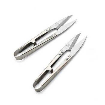 Ножици за рязане от неръждаема стомана Ножици за шиене Ножици за бродерия на кръстат шев Ножици с U-резба на шивача за тъкани Консумативи за Направи си сам Инструменти