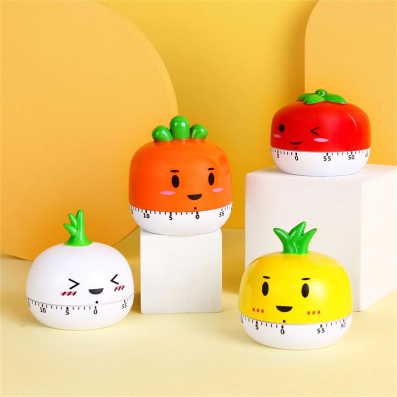 Virtuves mehāniskais taimeris Karikatūras taimeris 60 minūšu taimeris Virtuves cepšana Ēdienu gatavošana Fitnesa atgādinājums Stundu skaitītājs Elektroniskais taimeris