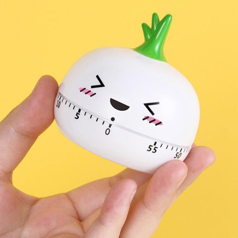 Virtuves mehāniskais taimeris Karikatūras taimeris 60 minūšu taimeris Virtuves cepšana Ēdienu gatavošana Fitnesa atgādinājums Stundu skaitītājs Elektroniskais taimeris