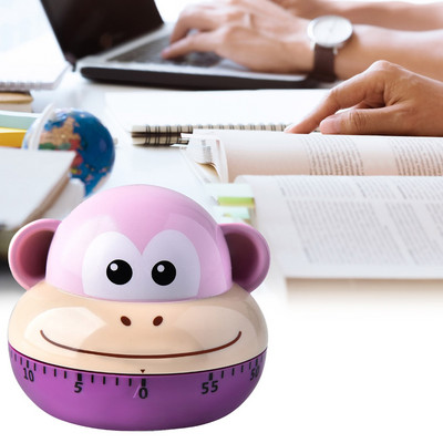 Jauki multfilmu Dzīvnieki Taimeri 60 minūtes Mehāniskā virtuve Gatavošana Taimeris Pulkstenis Skaļi Signalizācijas skaitītāji Mini Izmērs Manuāls Taimeris Virtuve