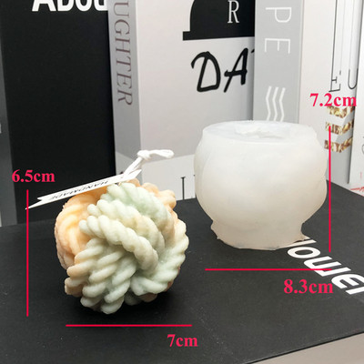 Αρωματικό καλούπι κεριού DIY σχήμα μαλλί Κερί Καλούπι χύτευσης σιλικόνης Χειροποίητο σαπούνι για κερί Κατασκευή καλουπιού κεριού Χειροτεχνία Διακόσμηση σπιτιού