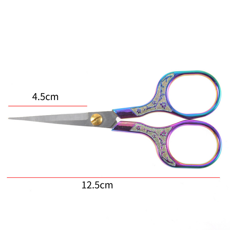 Nerūsējošā tērauda vintage šķēres šūšanas audumu griezējs izšūšanas šķēres drēbju diegu šķēres instrumenti izšūšanas šķērēm