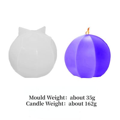 DIY pirnikujuline aromaatne küünla silikoonvorm 3D geomeetriaga seep kipsvaiguvorm mitme spetsifikatsiooniga koogivorm kodukaunistus