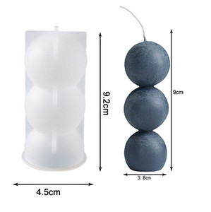 Cilindar silikonski kalup za svijeće DIY prugaste svijeće Izrada ukrasa za večeru Kalupi od gipsane epoksidne smole Kućni dekor Ručno izrađeni darovi