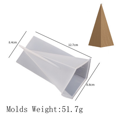 Cilindar silikonski kalup za svijeće DIY prugaste svijeće Izrada ukrasa za večeru Kalupi od gipsane epoksidne smole Kućni dekor Ručno izrađeni darovi