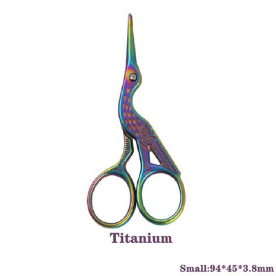 Vintage nerūsējošā tērauda celtņa formas šķēres Krustdūriens ģērbšanās drēbnieka šķēres DIY audumu šūšanai piederumi instrumenti