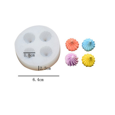 Koogikujulised silikoonküünlavormid 3D-simulatsiooniga puuviljavorm DIY šokolaadiküpsetuskoogivormid Käsitsi valmistatud käsitöötarbed