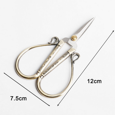 Augstas kvalitātes Eiropas krustdūrienu retro vintage antīkās šūšanas šķēres, rokdarbi, mājsaimniecības auduma griezuma šķēres