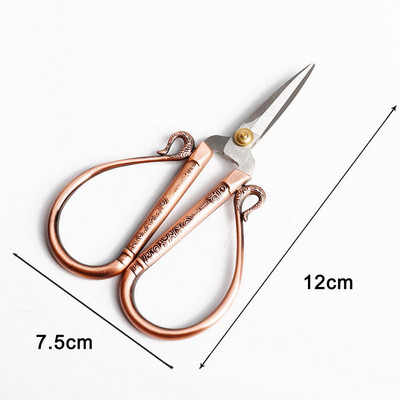 Augstas kvalitātes Eiropas krustdūrienu retro vintage antīkās šūšanas šķēres, rokdarbi, mājsaimniecības auduma griezuma šķēres