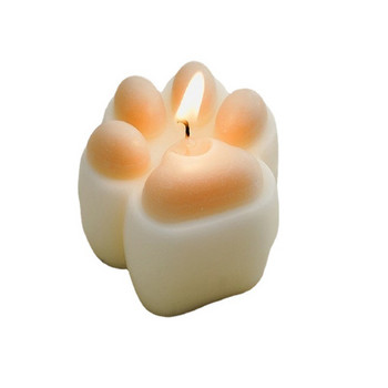 3D форма за свещи с нокът на панда Ароматизирана свещ Силиконова форма Ръчно изработени материали за свещи Сапун за торта Смола Форма за производство на свещи Консумативи