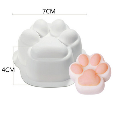 3D Panda Claw küünlavorm lõhnav küünal silikoonvorm Käsitsi valmistatud küünla materjal kook seebivaigust vormi küünalde valmistamise tarvikud