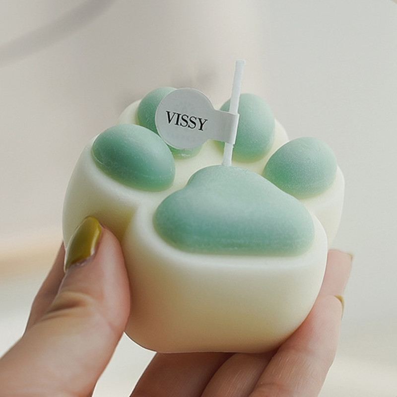 3D Panda Claw küünlavorm lõhnav küünal silikoonvorm Käsitsi valmistatud küünla materjal kook seebivaigust vormi küünalde valmistamise tarvikud