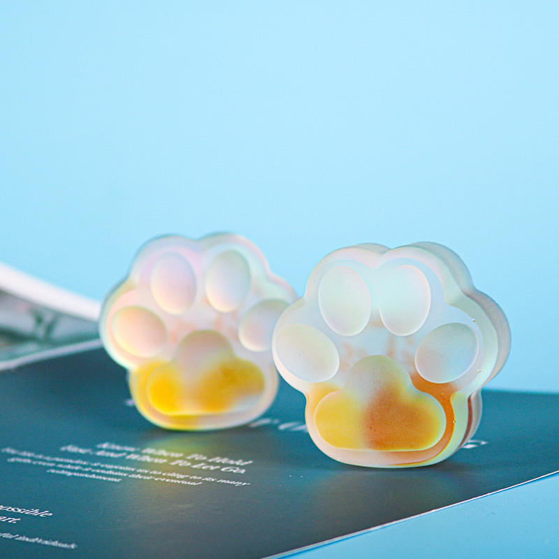 2Aukuline kassikäpa küünla silikoonvorm isetegemiseks armas aroomiteraapia küünlaseep hallituse valmistamiseks Armas võtmehoidja vaiguvormid kodukaunistamiseks