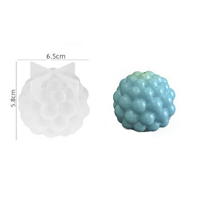 3D cilindru sveču veidnes DIY sveču silikona veidņu kūku sveķu veidnes 3D mākslas vaska sveču veidošanas veidņu silikona roku darbs ziepju veidnes
