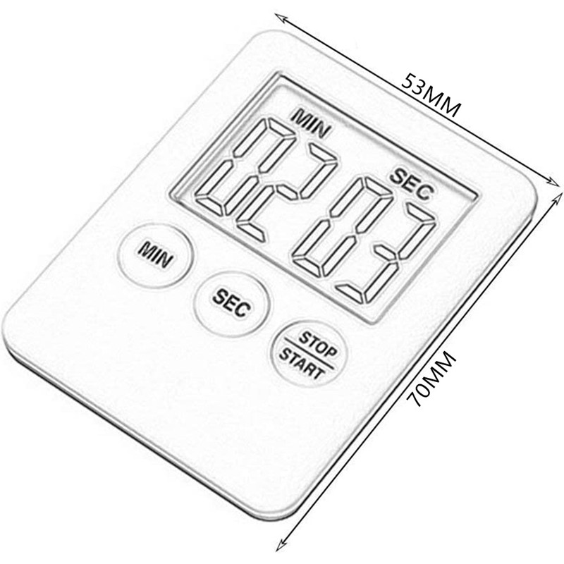 LED digitālais virtuves elektroniskais taimeris Atgādinājums par medikamentu lietošanu Virtuves taimeris, pārnēsājams