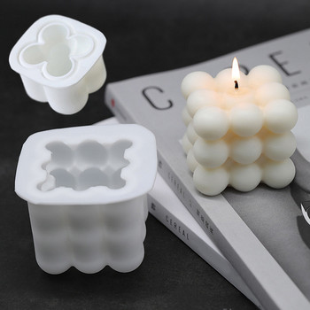 3D Χειροποίητο Κερί Φόρμα σιλικόνης Αρωματοθεραπεία Κερί Γύψος Μοντελοποίηση Κέικ Καλούπι Εργαλεία Ζαχαροπλαστικής Κεριά Προμήθειες