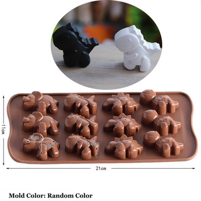 Roboti Silikona sveču veidne DIY 3D Celtniecības bloki Šokolādes cepumi Fondant Ledus veidnes Ziemassvētku dāvanas Amatniecības piederumi Mājas dekors