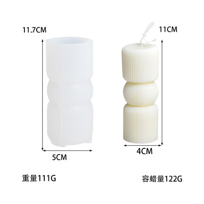 Lelles silikona sveču veidne aromterapijas ģipša lelles dekorēšana pelējuma līme nomešanas veidne DIY lelles fotografēšanas piederumi sveču veidne