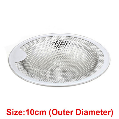 Virtuvės nerūdijančio plieno tinklelio kriauklės sietelis kanalizacijos angos filtras maisto šlako gaudyklės filtro valiklis vonios kambariui plaukų gaudyklės kamšteliai