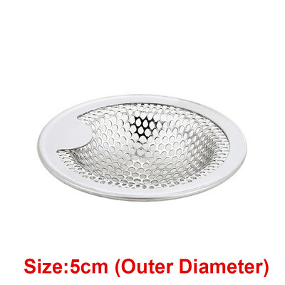 Virtuvės nerūdijančio plieno tinklelio kriauklės sietelis kanalizacijos angos filtras maisto šlako gaudyklės filtro valiklis vonios kambariui plaukų gaudyklės kamšteliai