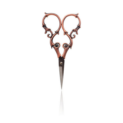 1 gab. Nerūsējošā tērauda vintage drēbnieku šķēres ziedu šūšanai retro izšūšanas šķēres Īsas auduma griezējs dzijas grieznes