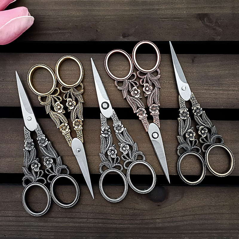 Vintage käärid Tikandid Käärid Näputöö Käärid Õmbluskäärid kanga jaoks Kanga lõikamine DIY käsitöö Tööriistad Rätsepa käärid