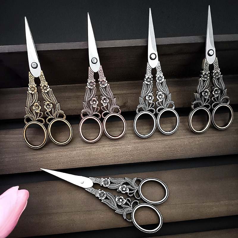 Vintage käärid Tikandid Käärid Näputöö Käärid Õmbluskäärid kanga jaoks Kanga lõikamine DIY käsitöö Tööriistad Rätsepa käärid