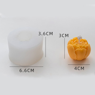 Austini roosi küünal silikoonvorm DIY lilled küünal seebi vaigu valmistamine šokolaadivorm sõbrapäeva sünnipäevakingitused käsitöö kodukaunistus