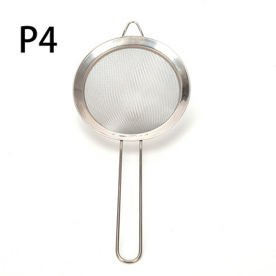Нов 7/8/10/12/14/16/18/20/22 см Кухня от неръждаема стомана Допълнителна цедка за чай с брашно Мрежест гевгир Сито Филтър Сито