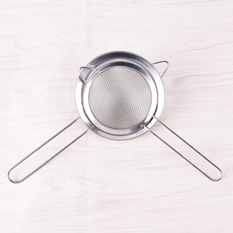 Нов 7/8/10/12/14/16/18/20/22 см Кухня от неръждаема стомана Допълнителна цедка за чай с брашно Мрежест гевгир Сито Филтър Сито
