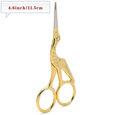 Ždral Usta Škare Križni bod Starinski Vintage Zanat Šivaće Škare Ribolov Konac od nehrđajućeg čelika Škare Rezanje tkanine