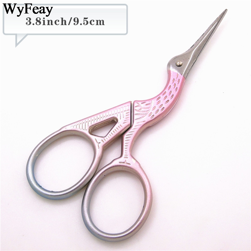 Ždral Usta Škare Križni bod Starinski Vintage Zanat Šivaće Škare Ribolov Konac od nehrđajućeg čelika Škare Rezanje tkanine