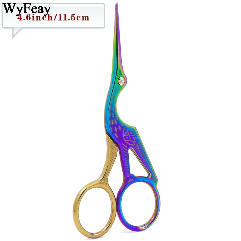 Ždral Usta Škare Križni bod Starinski Vintage Zanat Šivaće Škare Ribolov Konac od nehrđajućeg čelika Škare Rezanje tkanine